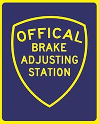 Official Brake Adjusting Station for California