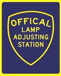 Official Lamp Adjusting Station for California